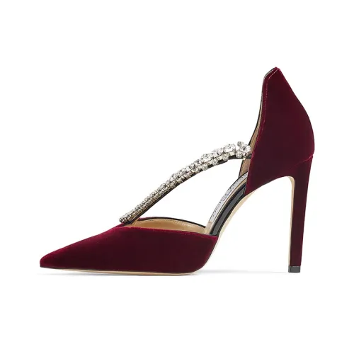 Jimmy Choo Пчелка Узкий каблук Высокие каблуки 10 см Женские Красный