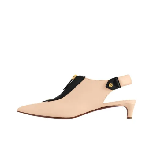 LOUIS VUITTON Allure Узкий каблук Высокие каблуки 3,5 см Женские Бежевый