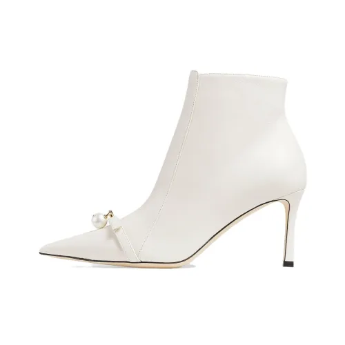 Jimmy Choo Felicitie Ботильоны 7,5 см Женские Белые