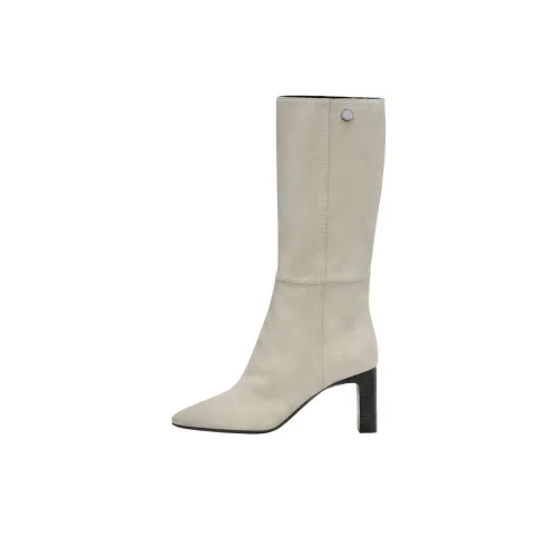 LONGCHAMP Колено Высокие сапоги Женские Белые