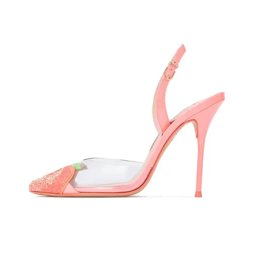 SOPHIA WEBSTER Узкий каблук Высокие каблуки 10 см Женские Розовый