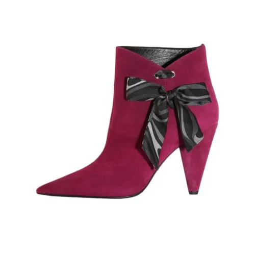 EMILIO PUCCI Ботильоны Женские Фуксия