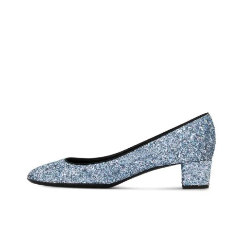 Giuseppe Zanotti GZ Patty Грубый каблук Высокие каблуки 3 см Женские Синий