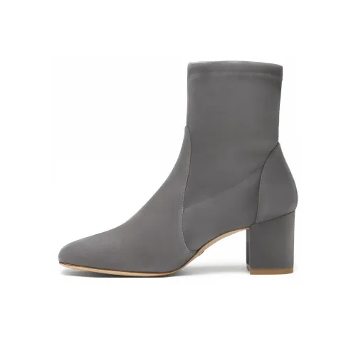 Stuart Weitzman Ботильоны Фланель Серые Женские
