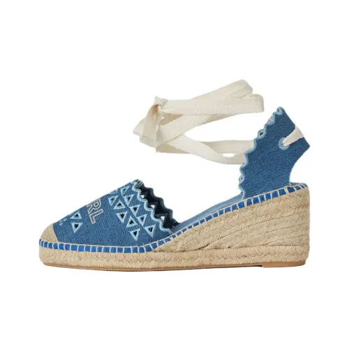 KARL LAGERFELD KAMINI Клин-каблук Высокие каблуки 7 см Женские Синий