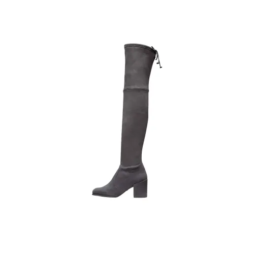 Stuart Weitzman SW Tieland Over The Knee Boots 6,5cm Женские Серые