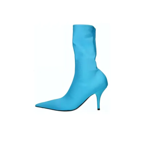 Balenciaga Knife Ботильоны Женские Небесно-голубой