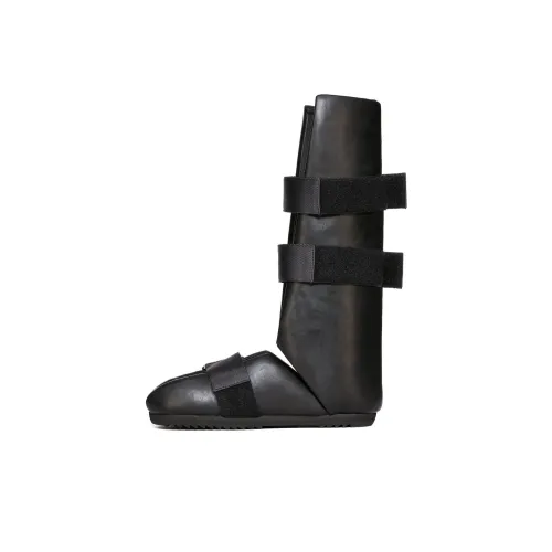 RICK OWENS совместный бренд RO Высокие сапоги до колена Мужские Черные