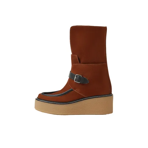 HERMES Ботильоны Женские Коричневый