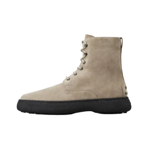 TOD'S Ботильоны Gray Men's