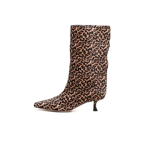 Jimmy Choo Ade Botильоны Женские с леопардовым принтом