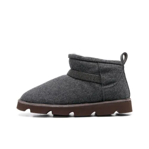 BRUNELLO CUCINELLI Ботильоны Женские Серый Черный