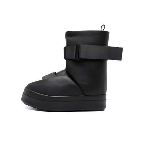 RICK OWENS совместный бренд Ботильоны Черные Мужские