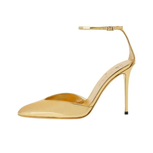 Giuseppe Zanotti GZ Alenee Узкий каблук Высокие каблуки 10,5 см Женские Золотой