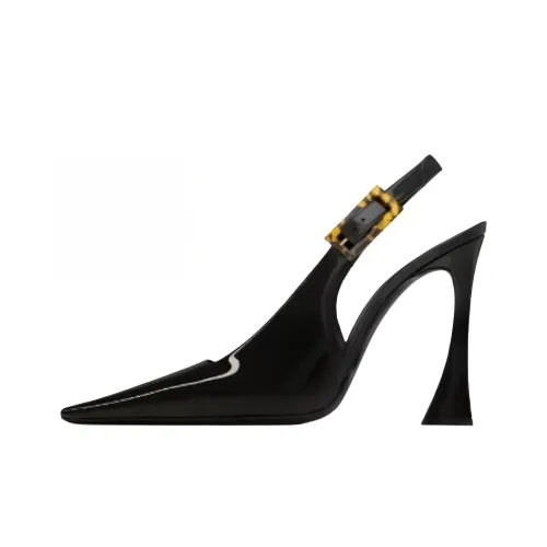 SAINT LAURENT Высокие каблуки Черные Женские