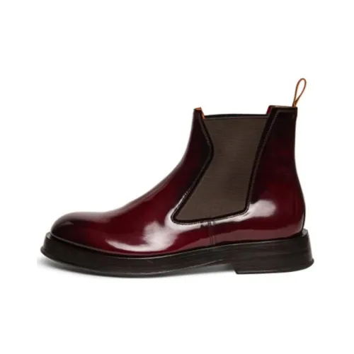 Santoni Chelsea Burgundy Men's