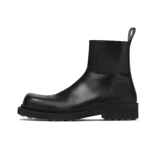 Bottega Veneta Ben Ankle Boot Martin 4CM Мужской Черный