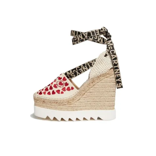STELLA MCCARTNEY Высокие каблуки Бежево-красный Женские