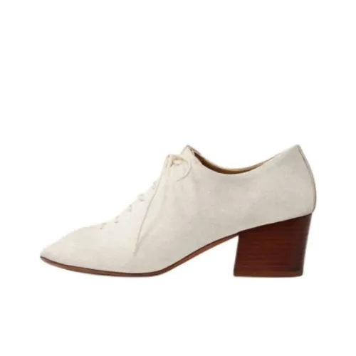 Lemaire Botines 6 см Женские Грязно-белый