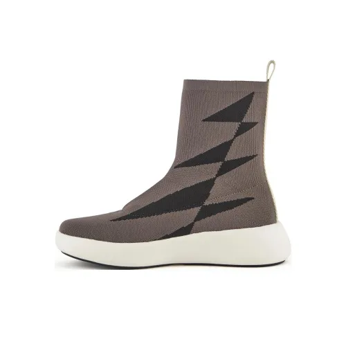 UNITED NUDE BO Sock Ботильоны 3 см Женские Коричнево-черные