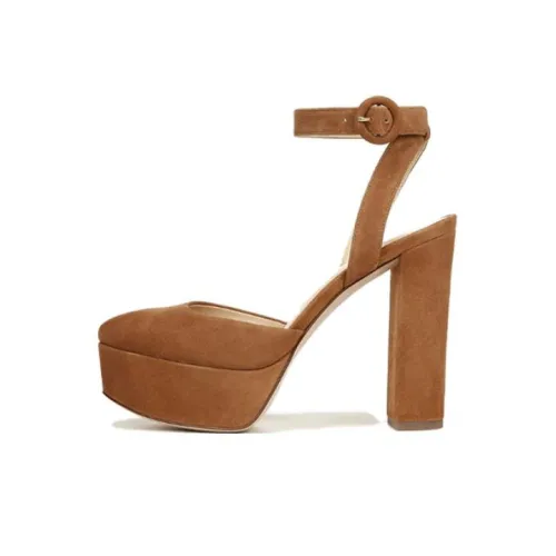 Veronica Beard Грубый каблук Высокие каблуки Женские Коричневый