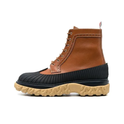 THOM BROWNE· Короткий MID Голень Мартин Boot Женские Коричневый