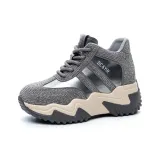 Серый с флисовой подкладкой