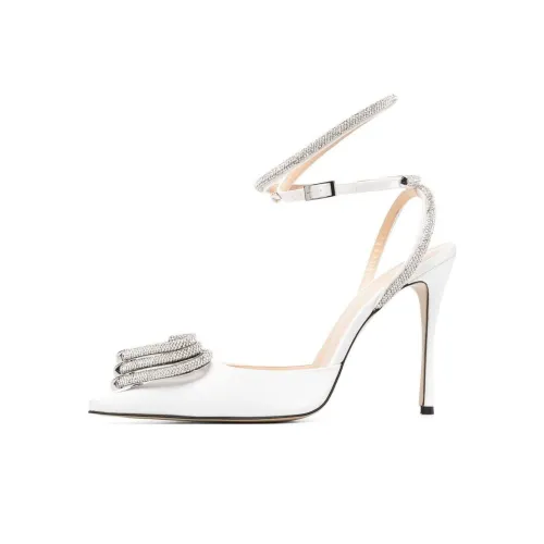 MACH MACH Узкий каблук Высокие каблуки Женские Белые