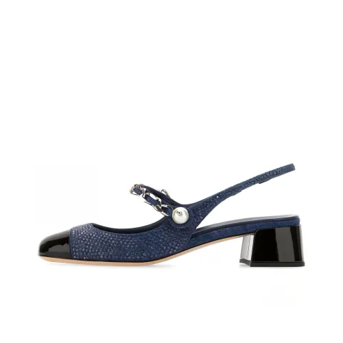 MIU MIU Высокие каблуки Синие Женские