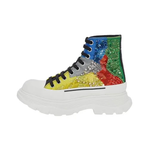Alexander McQueen Tread Slick Мартинсы Женские