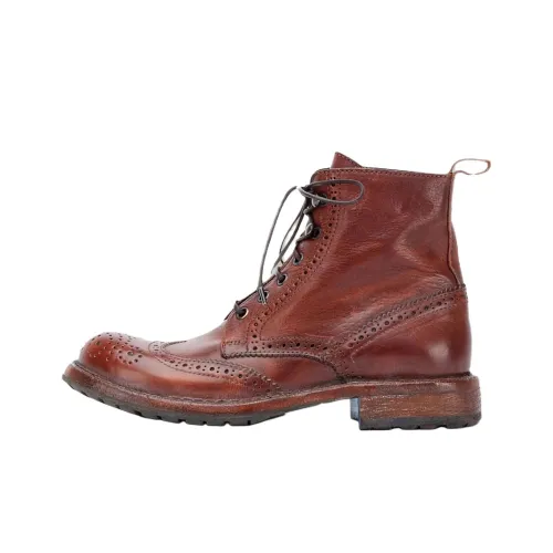 MOMA Donna Short Martin Boot Women's Brick Red