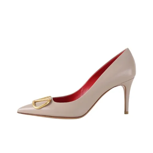 Valentino Vlogo Высокие каблуки Серо-розовый Женские