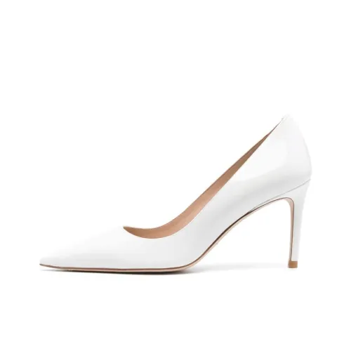 Stuart Weitzman SW Узкий каблук Высокие каблуки 8,5 см Женские Белые