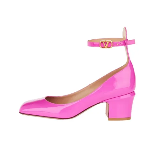 Valentino Грубый каблук Высокие каблуки Женские Розовый
