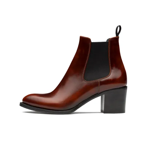 CHURCH'S Fumè Короткий Челси Женские Коричневый