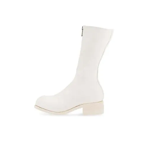 GUIDI PL9 Колено Высокие сапоги Женские Белые