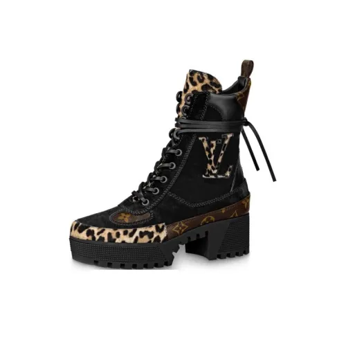 LOUIS VUITTON Laureate Crew Martin Boot Женские Черный