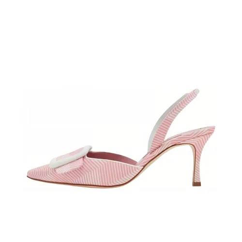 MANOLO BLAHNIK Высокие каблуки Розовый Женские