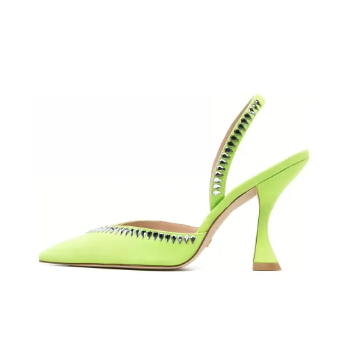 Stuart Weitzman SW Нестандартный каблук Высокие каблуки Женские Зеленый