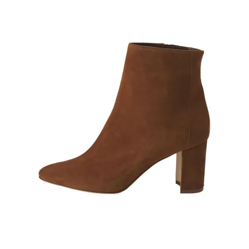 MANOLO BLAHNIK Ботильоны 7 см Женские Коричневый