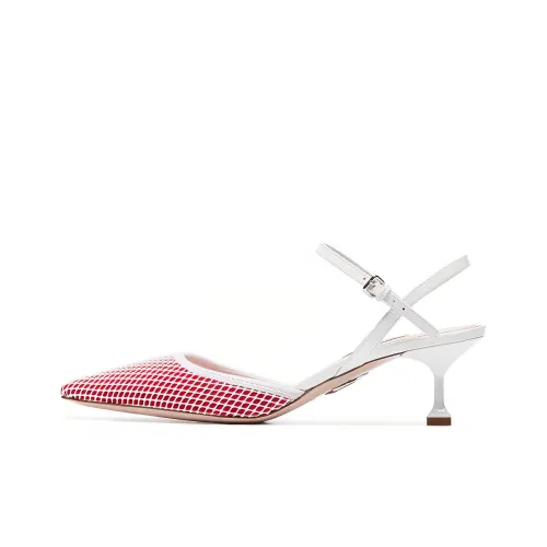 MIU MIU Квадратный каблук Высокие каблуки Женские Красный