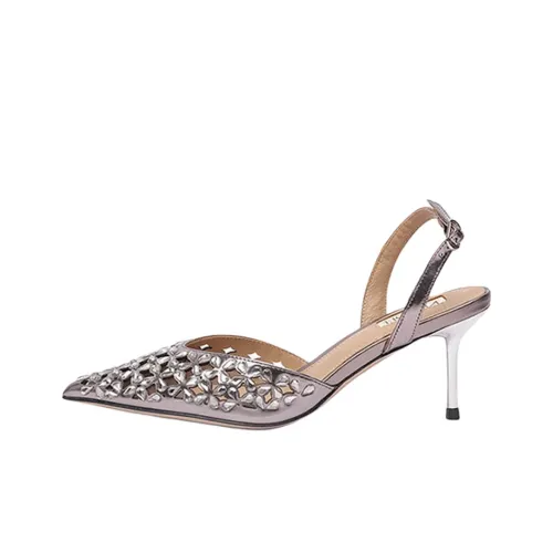 NICOLI Raydon Узкий каблук Высокие каблуки 7 см Женские Фиолетовый