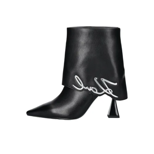 Karl Lagerfeld Debut Fold Ботильоны Женские Черный