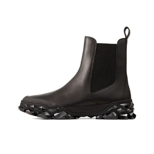 Jimmy Choo Diamond X Chelsea Короткий Челси Мужской Черный