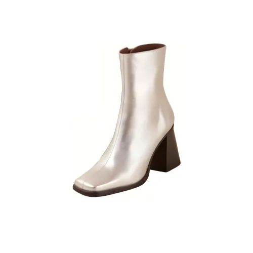 ALOHAS Ботильоны 8 см Женские Серебряные