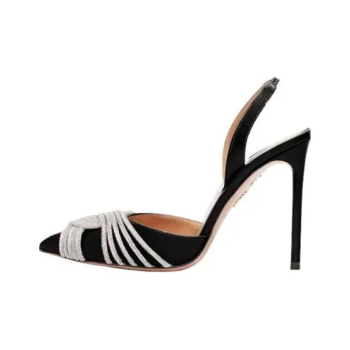 AQUAZZURA Gatsby Узкий каблук Высокие каблуки 10,5 см Женские Черный