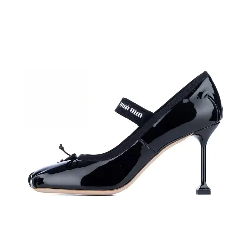 MIU MIU Высокие каблуки Черные Женские