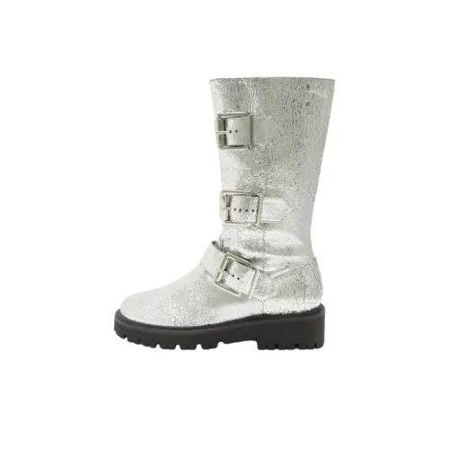 Schutz Georgina Ботильоны 3,6 см Женские Серебряные