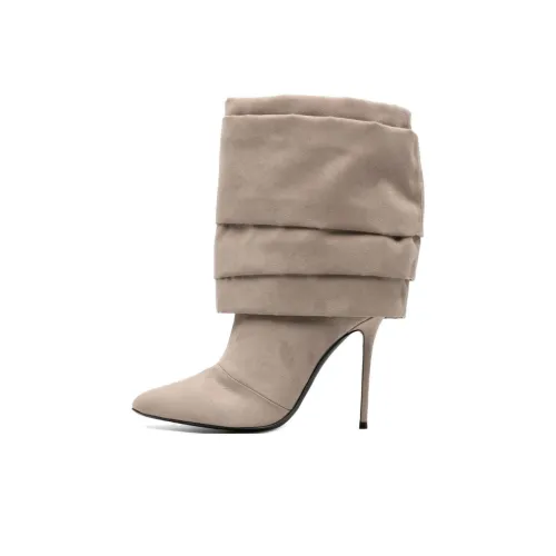 GIUSEPPE ZANOTTI Ботильоны Серо-бежевый Женские