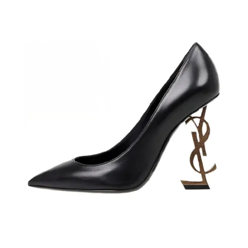 SAINT LAURENT Высокие каблуки Черные Женские